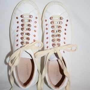 Diesel Leather Mustave LC W Lace Up Women Shoes Size 9 White